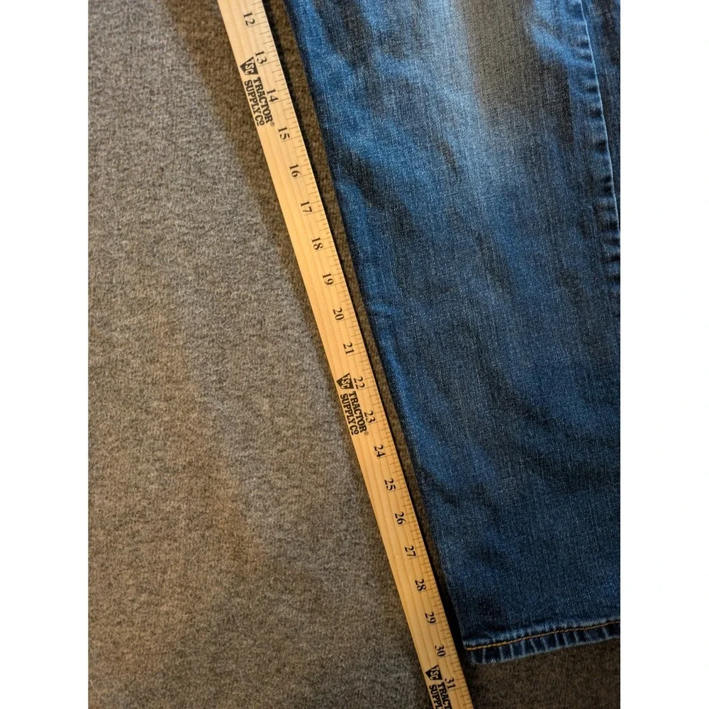 Levi's Jeans Mens 505 Regular Fit Straight Leg Blue 38x32 Vintage Style 80s‎